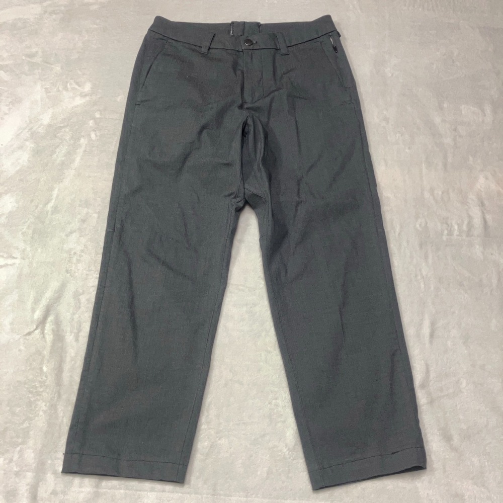 Lululemon ABC Commission Pants Classic Fit Dark Gray *Oxford M5ABXS Men's 28x26‎